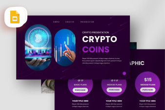 Dark Clean Crypto Google Slide Template